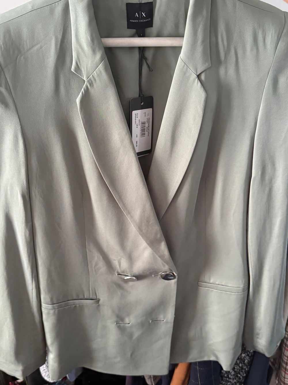 Armani Exchange A/X Sage Double-Breasted Blazer - new with tags